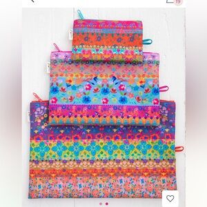 NATURAL LIFE Floral Pouch Trio